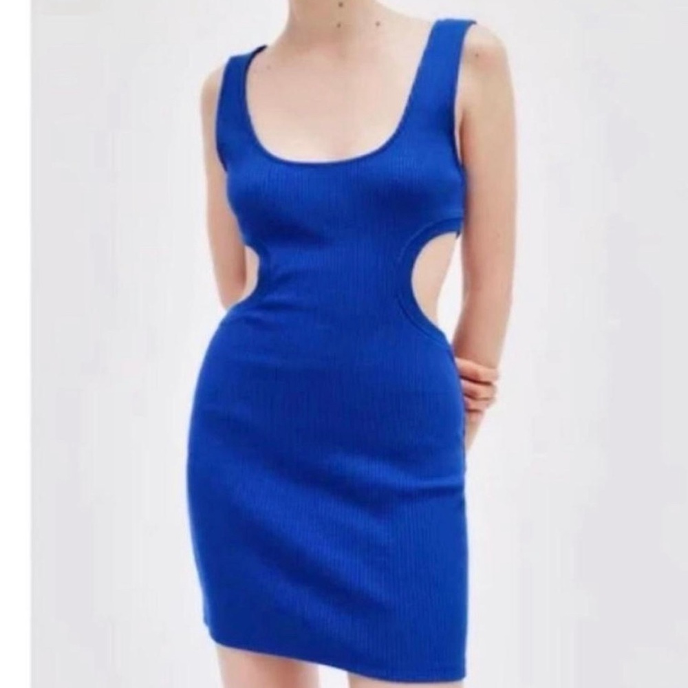 Zara Blue Cutout Dress